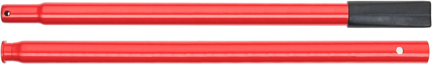 ViGOR Hydraulik Rangier-Wagenheber V6028 – Turbo-Lift, Stahlkorpus, ideal für Radwechsel & Fahrzeugreparaturen, rot-schwarz