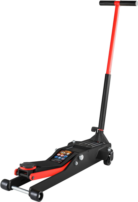 Vigor V6031 Rangierwagenheber bis 2 tonnen | maximale Arbeitshöhe: 53cm | Extra Lange Ausladung (940 mm) | mit Gummiauflage