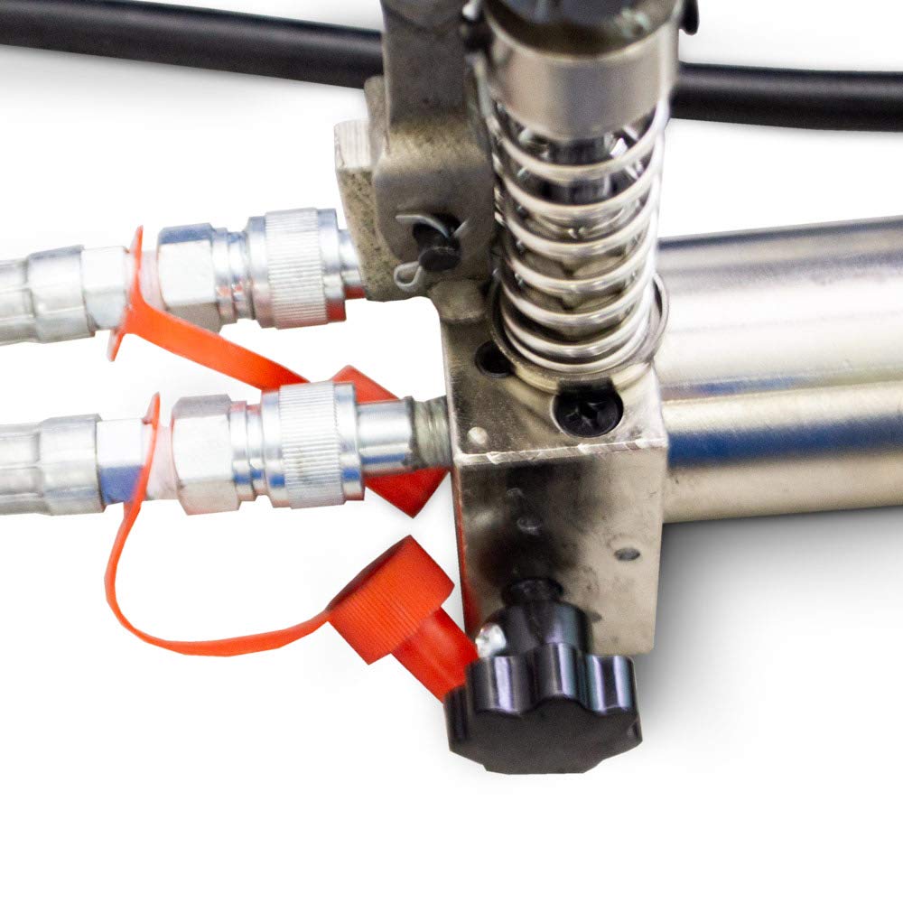 BITUXX® 2er Set hydraulische Auffahrrampen für PKW – höhenverstellbar, Wartungsrampe, Hebebühne, blau